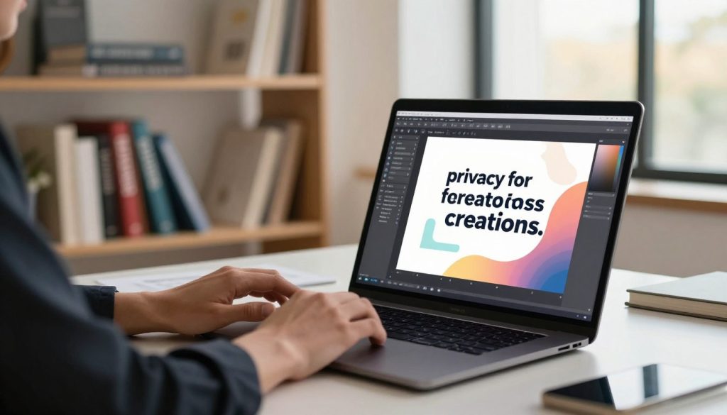 privacy for creations